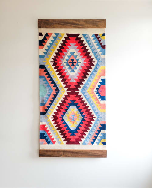Luxor Wall hanging Kilim | Tapestry in Wall Hangings by Mumo Toronto