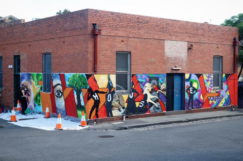 Mural | Street Murals by Heesco | Fitzroy Learning Network Inc. in Fitzroy