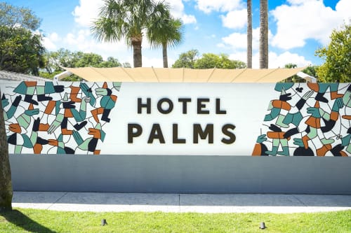 Hotel Palms | Interior Design by Edge and Lines Design | Hotel Palms in Atlantic Beach