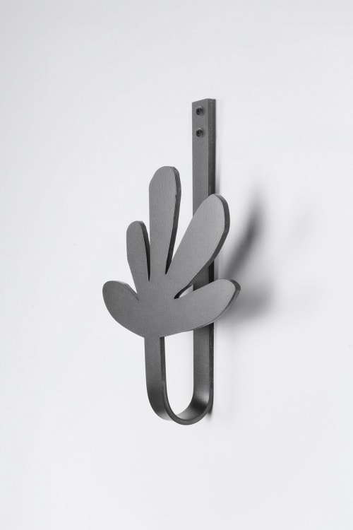 Flora - Black | Wall Hook | Hardware by Upton