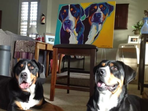 Best Buds Portrait | Paintings by Alicia VanNoy Call