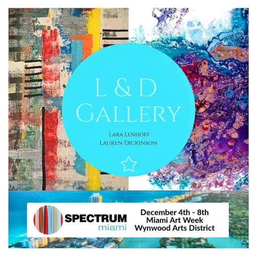 Spectrum Miami Art Fair | Paintings by Soulscape Fine Art + Design by Lauren Dickinson | Mana Wynwood Convention Center in Miami