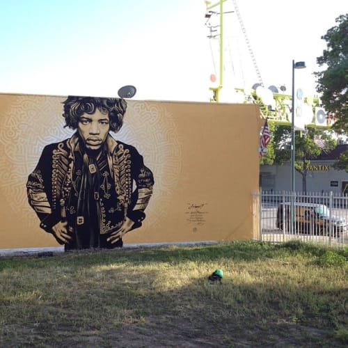 Jimi | Street Murals by Levi Ponce