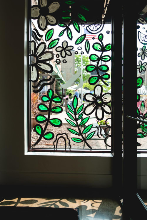 Indoor Mural by Kayla McDaniels seen at CRISP & GREEN, Edina Wescover