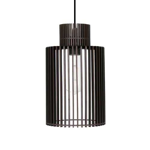 Wooden Ceiling lamp - NILS 300 BLACK | Lamps by ANEKOdesign