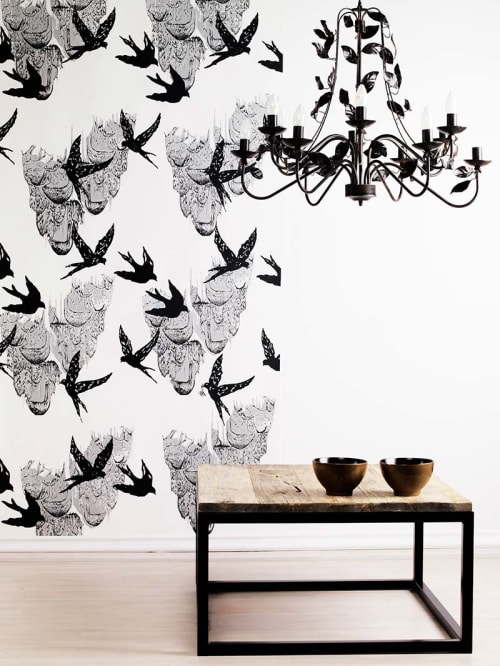 Swallows | Murals by Addicted to Patterns