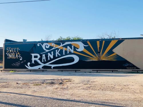 Sweet Nola’s Welcomes You to Rankin | Street Murals by Matt Tumlinson