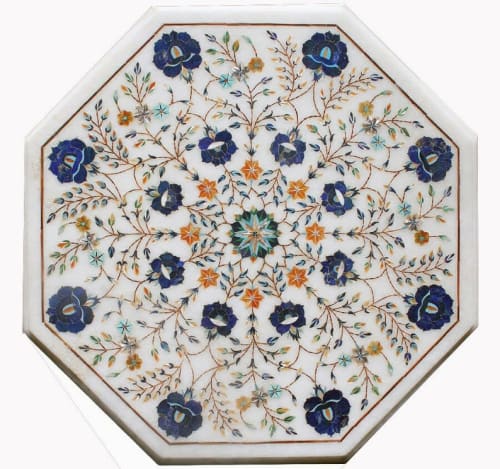 white marble table, coffee table, end table, tabletop | Tables by Innovative Home Decors