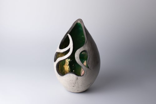 nosara vessel 6 | raku vessel | Sculptures by harlow studio