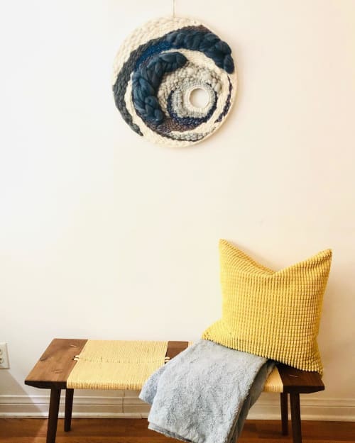 Blue Moon | Wall Sculpture in Wall Hangings by Trudy Perry