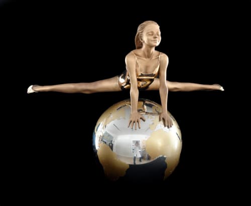 LEAP OF FAITH - Bronze sculpture | Public Sculptures by Eleanor Cardozo