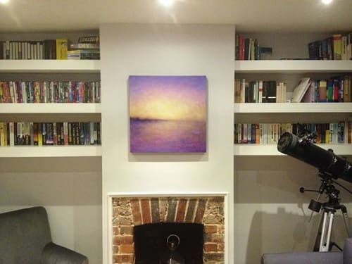 Pink Sky Evening, oil on canvas | Paintings by Victoria Veedell
