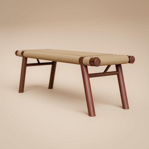 Maruta Bench | Benches & Ottomans by Big Sand Woodworking