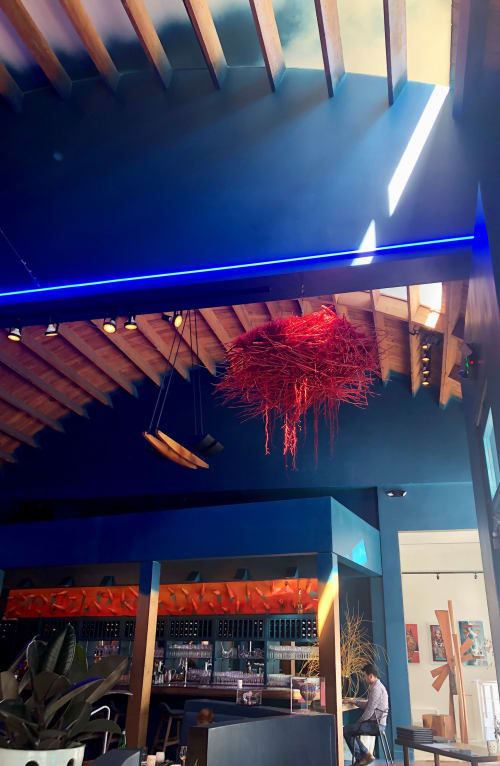 Red Nest | Wall Hangings by Diane DallasKidd | Palette in San Francisco