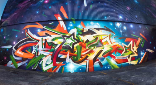 Graffiti 3D rafael Se7 | Street Murals by Rafael Se7