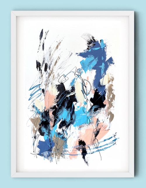 Until then | Oil And Acrylic Painting in Paintings by Cristina Dalla Valentina