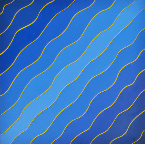 Waves of Blue | Paintings by Robert Wehkamp | Private Residence in Toronto