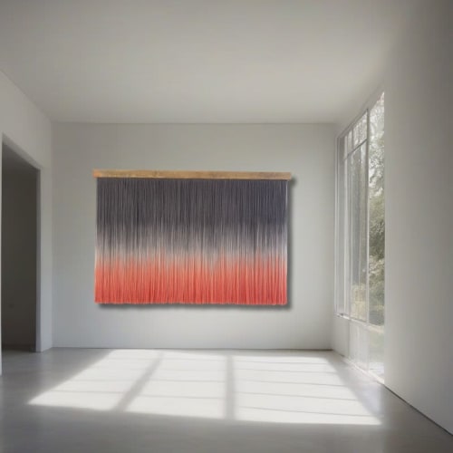 Wall Art- Sensory color vibrations – Blush | Macrame Wall Hanging in Wall Hangings by Olivia Fiber Art