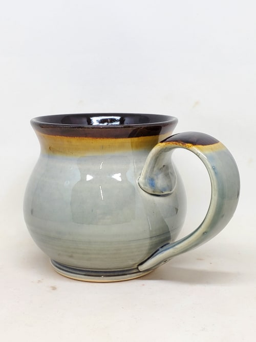 Gray coffee mug | Cups by Penny Lane Pottery