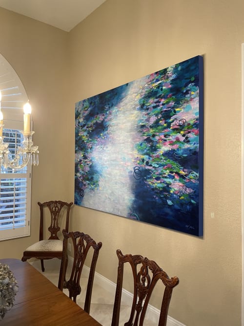 Paradise Rising | Oil And Acrylic Painting in Paintings by Paulette Insall