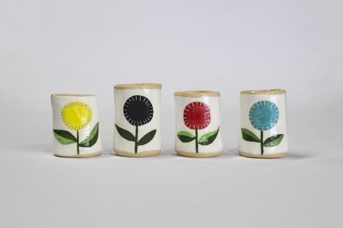 Sunflower espresso Cup | Cups by Muddythings by Mayon Hanania