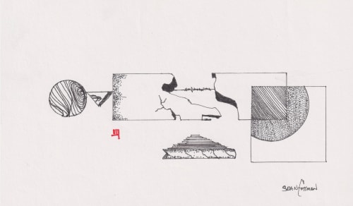 Framework No.3 Art Print 60in X 35in | Prints in Paintings by Sean Cottman