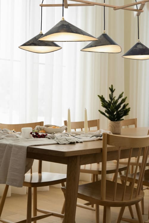 Emily Group of Five Oxid | Chandeliers by MOSS Objects