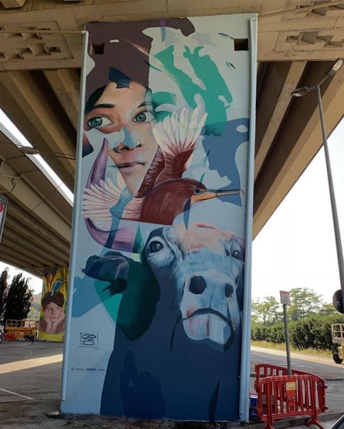 Mural 'Oda al Torro' | Street Murals by GoMAD Studios