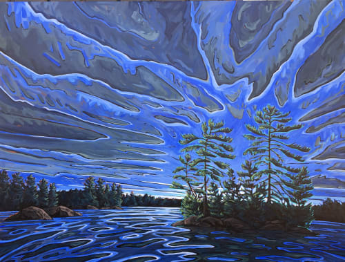 August Thunder | Paintings by Jenny Kastner | Stony Lake Furniture Co in Lakefield