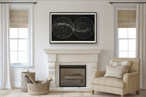 Double Constellation Milky Way Print | Prints by Capricorn Press