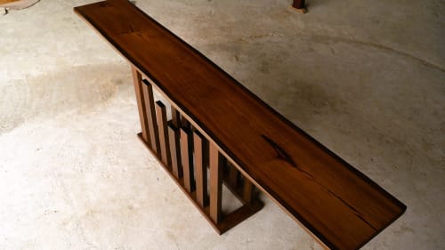 Tall Rosewood Console Table | Tables by Power Woodwork