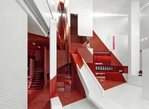 CHANGJIANG INSUN CINEMA AT XIAN LA BOTANICA CAPITALAND MALL | Interior Design by ONE PLUS PARTNERSHIP LIMITED