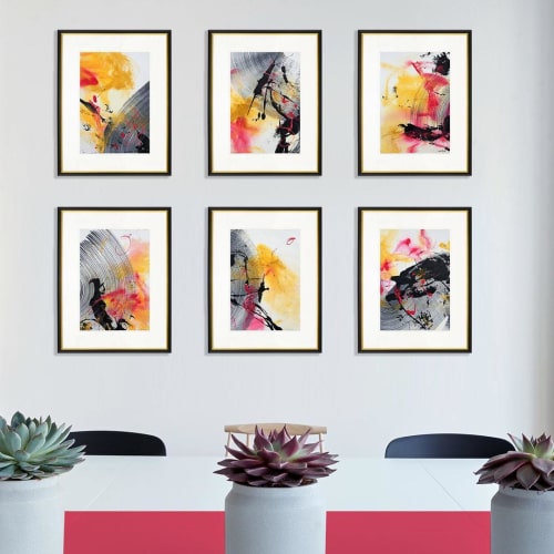 Lipstick and Champagne | Paintings by Lynette Melnyk