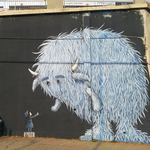 "COOKIE?" - Personal Mural | Street Murals by Stefania Gallina - MAPU Lab