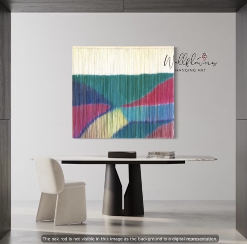 PRISM Geometric Modern Dyed Wall Art | Macrame Wall Hanging in Wall Hangings by Wallflowers Hanging Art
