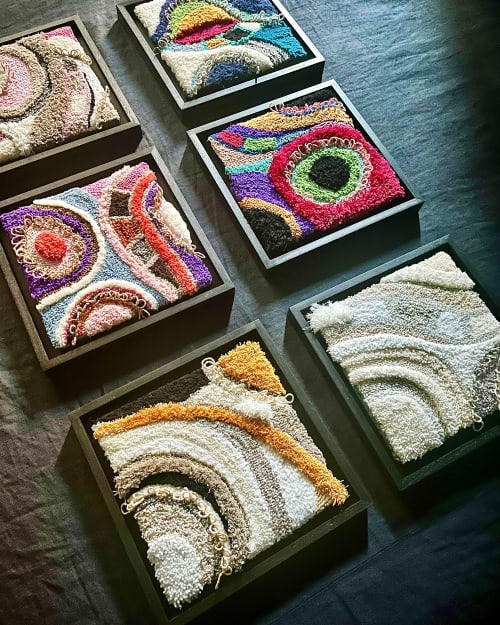 Small Dream Wave II | Wall Hangings by Atelier Taftique