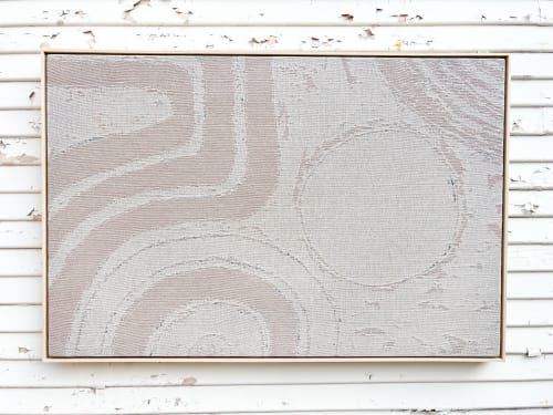 MOONAGE Framed Woven | Mixed Media in Paintings by PAR  KER made