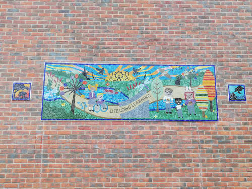 School Mosaic for Berewood Primary, Hampshire | Murals by Paul Siggins - The Mosaic Studio | Berewood Primary School in Waterlooville