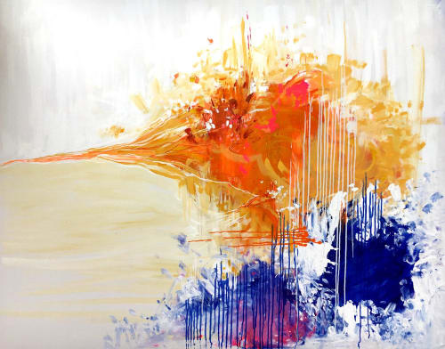 I Heard It Through the Grapevine | Oil And Acrylic Painting in Paintings by Nicolle Cure
