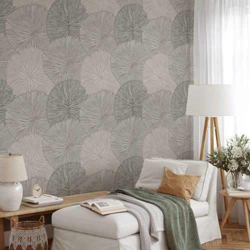 Coral Medal Weave Wallpaper | Wall Treatments by Patricia Braune