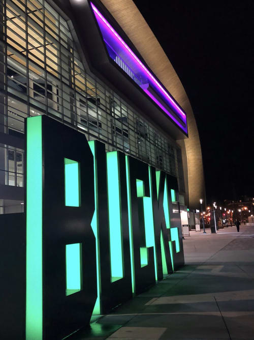 Fiserv Forum | Signage by Jones Sign Company