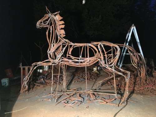 Aurora Running Black | Public Sculptures by Wendy Klemperer Art Inc | The Medical Center of Aurora in Aurora