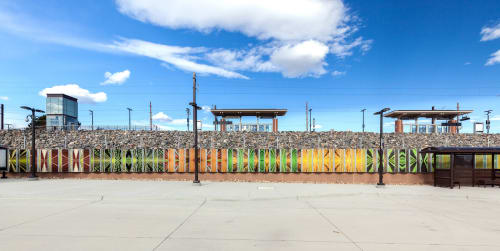 Chromatic Harvest | Public Sculptures by RE:site | Arvada Ridge Station in Wheat Ridge
