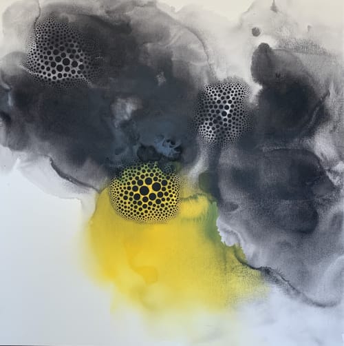 Sulfur | Oil And Acrylic Painting in Paintings by Catherine Détraves