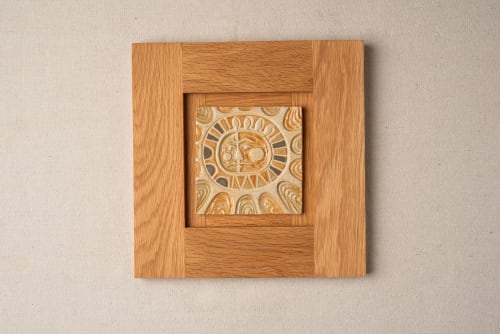 Sun Ceramic Wall Art | Wall Hangings by Clare and Romy Studio