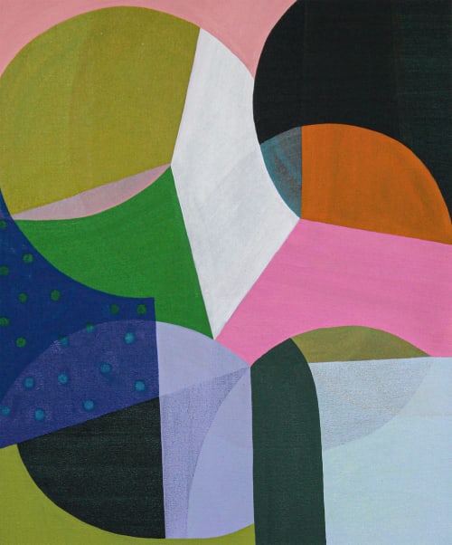 Forms Softening Layers 3 | Paintings by Rebekah Andrade
