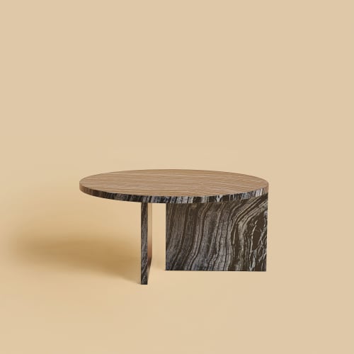 Black Marble Coffee Table - HASHI by Lebanto | Tables by Lebanto
