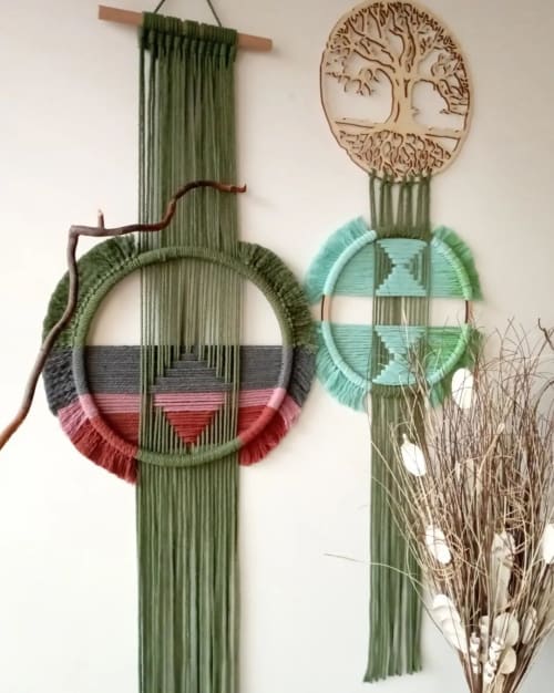 Macrame Wall Décor ,Macrame Wall Art, Fiber Art, Boho Wall | Macrame Wall Hanging in Wall Hangings by Magdyss Boutique