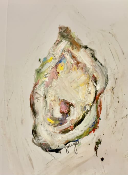 OY OY oyster shell | Paintings by Saylor Blankenship | The University of Alabama in Tuscaloosa