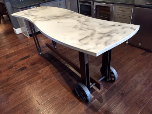 Granite bar deals table